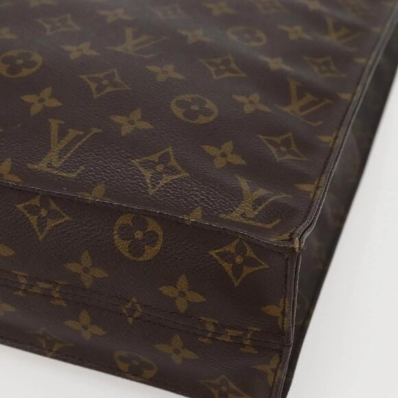 LOUIS VUITTON Monogram Sac Plat Hand Bag M51140 LV Auth 142750 - Picture 4 of 16